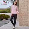 骆驼（CAMEL）运动套装女立领长袖两件套休闲运动服 7C2226L5463 华芙紫 XXL 实拍图