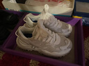 FILAFUSION 斐乐硬糖厚底女鞋增高老爹鞋新款休闲鞋运动鞋女 卷轴棕/椰浆白-AC 36 实拍图