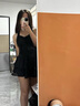 尤克达蒂（yookdd）泳衣女款泡温泉遮肉保守连体裙式显瘦高级感长袖两件套游泳装 纯欲连体泳衣【黑色】 均码 【建议80-120斤】 实拍图