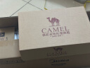 骆驼（CAMEL）防泼水革面跑步男鞋轻便通勤运动鞋子 A73231L8215 黑灰 41 实拍图