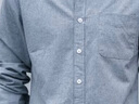 啄木鸟（TUCANO）长袖衬衫男士牛津纺时尚韩版衬衣潮流棉质舒适百搭男装 灰色 XL 实拍图
