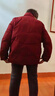 恒源祥中年妈妈冬装保暖中式国风红色羽绒服中老年人女装衣服鸭绒厚外套 实拍图