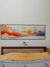 喜巢床头画装饰画客厅沙发背景背靠金山自粘画卧室贴画百福壁画山水画 幸福安康 180cm x 60cm 实拍图