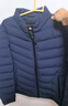 雅戈尔（YOUNGOR）羽绒服男立领短款羽绒服保暖御寒商务休闲男士上衣外套 VRYS439989FQA藏青色 M 170/92A 实拍图