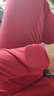 蕉内热皮301+保暖内衣男女士薄暖秋衣秋裤套装隐形大圆领无痕打底衣 【男士】好运红 L 实拍图