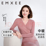 嫚熙（EMXEE）超皮孕妇秋衣秋裤套装秋冬哺乳月子服保暖内衣 奶茶色【中暖-发热纱】 L 实拍图