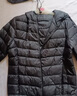 鸭鸭佟丽娅同款轻薄羽绒服女冬短款新款薄款高端时尚女款秋冬外套KXM 黑色【连帽款】 2XL 实拍图