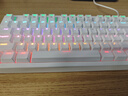 MUMRE牧马人K104游戏机械键盘鼠标套装有线电竞耳机三件套全键无冲红轴笔记本电脑办公专用电竞外设 K104白色红轴混光+M1游戏鼠标+耳机 实拍图