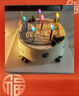 多美忆生日场景布置生日装饰男女孩儿童生日快乐蛋糕彩色火焰蜡烛插件 实拍图