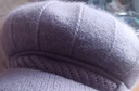 迷人微笑中老年人妈妈帽子女冬季新款保暖奶奶帽秋冬天老太太针织毛线帽 香芋-单帽子 58-62cm 实拍图