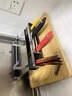 鼎珈派德国不锈钢刀架壁挂式厨房用品菜刀筷子菜板刀具收纳置物架子一体 砂银桌面款【304食品级】 实拍图