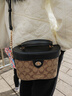 蔻驰（COACH）【品牌直供】女包 KAY盒子包手提斜挎包 棕色CBQ35 生日礼物 实拍图
