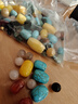 潮典 金刚星月菩提配饰套装手串配珠仿绿松石隔珠散珠子隔片三通diy 混装120克/包 实拍图