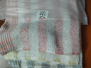 三利 毛巾3条装 纯棉条纹洗脸柔软吸水 33*72cm 红色/蓝色/黄色 实拍图
