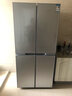 新飞冰箱家用十字对开四开门冰箱60cm超薄平嵌入大容量节能省电冰箱自动除霜出租厨房首选以旧换新补贴 灰色450升自动除霜款 实拍图