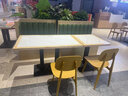 弋思林餐饮店早餐餐饮快餐烧烤店桌椅组合商用经济型小户型家用客厅餐桌 60*60 单桌多层板 实拍图