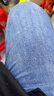真维斯（JEANSWEST）牛仔裤男士春夏款修身小脚长裤潮流潮牌商务直筒长裤男蓝色34 实拍图