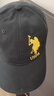 U.S. POLO ASSN.保罗帽子男女通用品牌polo棒球帽春夏户外韩版运动休闲防晒遮阳帽 黑色金标（纯棉四季款） 可调节(54-60cm) 实拍图