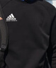 阿迪达斯（adidas）卫衣男圆领套头衫春季防风保暖长袖外套 黑白（棉） XL  实拍图