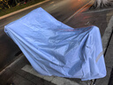 仟居佳 电动车防雨罩车罩全罩套电瓶车挡雪遮雨踏板摩托车防晒防水车罩 -淡蓝色-S码+收纳袋 实拍图