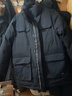君羽户外羽绒服男中长款800蓬白鹅绒工装风加厚防风保暖鹅绒服C52035 黑色 L （推荐141-160斤） 实拍图