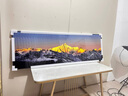 墨派客厅装饰画现代简约沙发背景墙壁画背有靠山超大尺寸横幅山水挂画 日照金山B款 150x50cm(适合1.8米沙发)晶瓷 实拍图