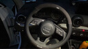 皆酷奥迪A6L方向盘套冬季A4LQ5L方向盘保护套A3LQ2LQ3超薄翻毛皮把套 奥迪-半翻毛皮+【时尚黑】圆型 实拍图