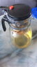 煜楷飘逸杯泡茶壶耐热玻璃冲茶器一键过滤出水办公茶具玲珑杯透明经典 900ML单壶 实拍图