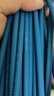 PANDUIT 泛达超六类细网线CAT6A类跳线家用电脑宽带POE监控万兆高速成品线 经典蓝 30米 实拍图