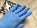 乌斯京一次性手套丁腈手套100只/盒大码食品级家务清洁实验劳保防护橡胶 实拍图