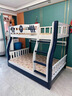 精冠上下床实木双层子母床美式双人儿童床高低床上下铺床成人母子床 原木-梯柜款 上铺宽130cm*下铺宽150cm 实拍图