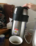 助家乐（HPMILY） 气压式热水瓶 车载大容量保温瓶 家用不锈钢暖瓶 按压车用保温壶 3L 壶+单孔底座(黑色) 实拍图