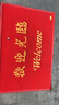 迪茵（DIYIN）欢迎光临地垫红色80*120cm 入户门门垫门口脚垫丝圈迎宾防滑垫 实拍图
