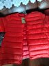 轻薄棉服女保暖内胆短款大码显瘦外套秋冬圆领外套女装 酒红色 2XL 建议80-110斤 实拍图