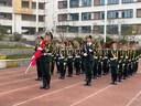 国旗班仪仗队服装中学生国旗护卫队礼服套装学校护旗升旗仪式服饰 绿色男款十五件套 175 男款175适合130-145斤 实拍图