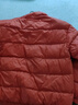 鸭鸭（YAYA）品牌2025羽绒服女新款鸭绒面包服立领秋冬潮流气质修身短款外套女 砖红色 L 实拍图