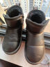 巴布豆（BOBDOG）巴布豆童鞋女童靴子冬季软底加绒儿童雪地靴 B16515030 黑色32 实拍图