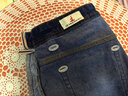 AEMAPE高端苹果男士100%纯棉牛仔裤春秋款宽松阔腿高腰深裆宽腿大码长裤 【厚款】浅蓝色 33  (2尺6) 实拍图