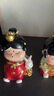 伊文兔（THE RABBIT IVEN）国潮唐小圆摆件盲盒手办办公室摆件生日礼物女西安伴手礼文创礼物 唐小圆送福全套4个+礼袋 实拍图