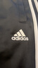 阿迪达斯 （adidas）运动裤男春季宽松透气直筒裤跑步运动防风休闲裤 黑白直筒裤 3XL  实拍图