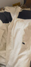 西域骆驼（VANCAMEL）冲锋衣款式女男三合一可拆卸短外套防风保暖加厚登山服情侣滑雪服 23658象牙白-女【三合一可拆内胆 S 实拍图