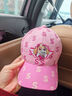 汪汪队立大功儿童时尚棒球帽字母潮酷鸭舌帽男女童出游遮阳帽百搭 玫粉 54cm  实拍图