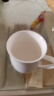錦鳯纯白陶瓷茶杯会议杯带盖水杯陶瓷杯子泡茶杯可定制刻字宴会杯 实拍图