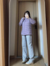 波司登（BOSIDENG）25年新款短款轻薄羽绒服女90绒户外野营登山旅游外套B250131006 数字薰衣草6211-25-浅春色 M 165/88A 110斤-120斤 实拍图