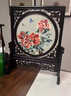 伯莎丹顿苏绣摆件台屏双面绣苏州古风屏风刺绣客厅中式工艺品礼品结婚礼物 仙鹤吉祥+兰芝竞秀 鸡翅木框 实拍图