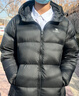 骆驼炽云羽绒服男女户外保暖鸭绒百搭情侣面包服冬城市轻户外 黑色，男款 XL 实拍图