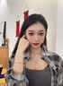 纪梵哲轻奢永恒之心项链女款吊坠手链品牌七夕情人节生日礼物送女友老婆 白金色·蓝锆 实拍图