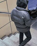 骆驼（CAMEL）【小太阳】户外羽绒服鸭绒加厚羽绒衣经典时尚防风保暖运动外套 石墨烯自发热-幻影黑 男女同款 2XL 实拍图