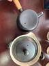 南山先生 黑陶侧把壶家用功夫茶具配件简约茶壶单壶陶瓷带过滤泡茶壶 黑陶侧把壶 170ml 实拍图