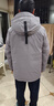 京东京造冬季短款连帽滑雪羽绒服户外派克服加厚保暖外套男 灰色 M 实拍图